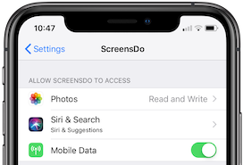 Settings ScreensDo